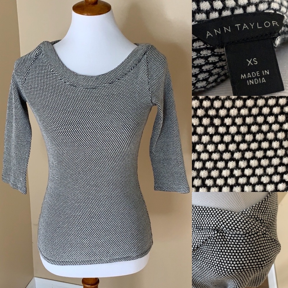ANN TAYLOR 100% cotton top. XS.